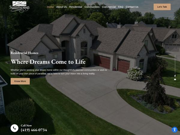 Discover Summerlyn website